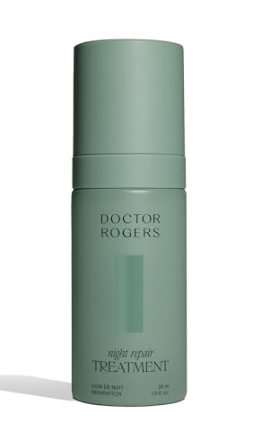 Doctor Rogers Night Repair Treatment, Anti-Aging Overnight Serum, Reduces Fine Lines, Builds Collagen, Skin Barrier Support, 1 Oz (30ml)