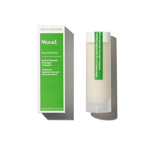 Murad Retinal ReSculpt Overnight Treatment - Advanced Face and Neck Serum with Encapsulated Retinal, Kangaroo Paw, Olive, & Oat Smooths Deep Wrinkles and Crepey Skin, & Lifts Sagging Skin