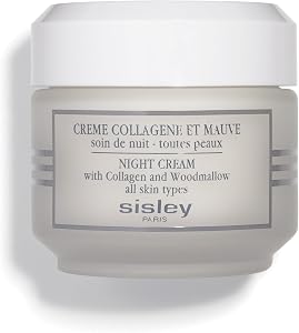Sisley Paris Night Cream with Collagen and Woodmallow - 50 mL - Night Moisturizer - Helps