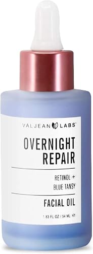 Valjean Labs Overnight Repair Facial Oil | Retinol and Blue Tansy | He — Real-world performance testing in action