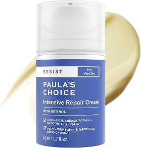 Paula's Choice RESIST Intensive Repair Face Moisturizer with Retinol, Hyaluronic Acid &amp