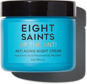 Eight Saints Skin Care Up the Anti Night Cream Face Moisturizer to Reduce Fine Lines and W