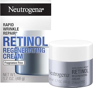 Neutrogena Rapid Wrinkle Repair Retinol Face Moisturizer, Fragrance Free, Daily Anti-Aging
