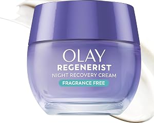 Olay Night Cream for Face, Anti-Aging Face Moisturizer for Women - Fragrance-Free Skin Car