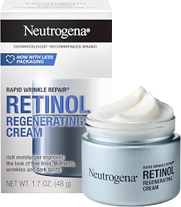 Neutrogena Rapid Wrinkle Repair Retinol Face Moisturizer, Daily Anti-Aging Face Cream with