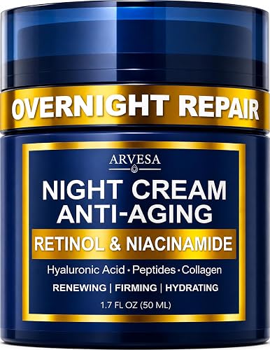 Night Cream for Women Anti Aging - Night Moisturizer for Face with Ret — Build quality and design details up close